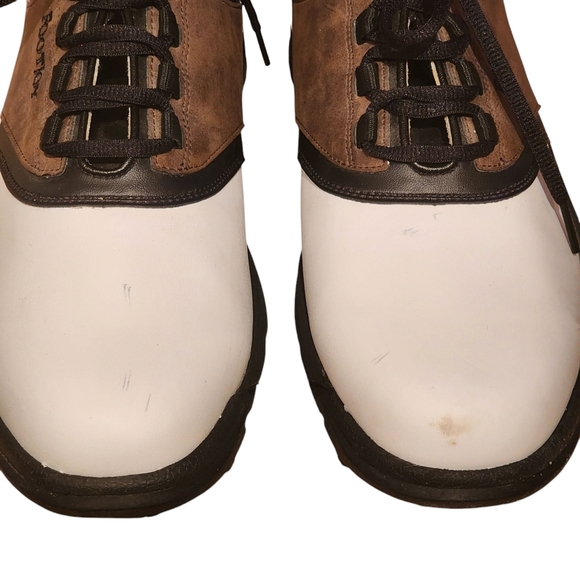 FootJoy Men's White and Brown Golf ShoesSize 9.5M - Picture 10 of 10